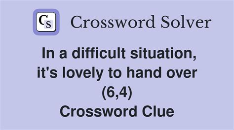 crossword clue difficult situation